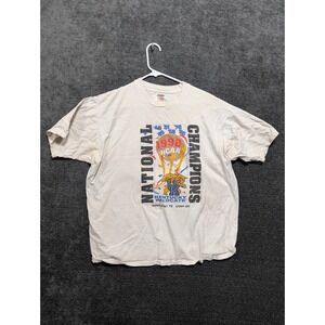 1998 NCAA National Champions Kentucky Wildcats T Shirt XL Fruit of the Loom